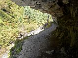 07 Trail Carved Out Of The Rock Next To The Nar Phu Khola On The Way To Dharamsala 